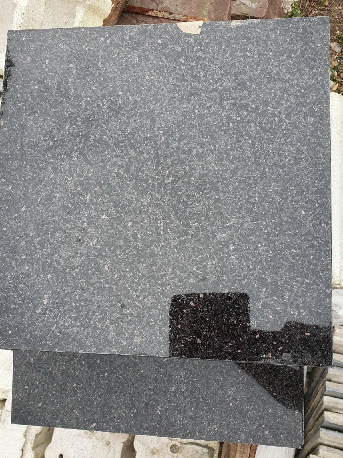 graniet tegel, black galaxy 30cm, Ophalen, Zo goed als nieuw, Graniet, Wandtegels