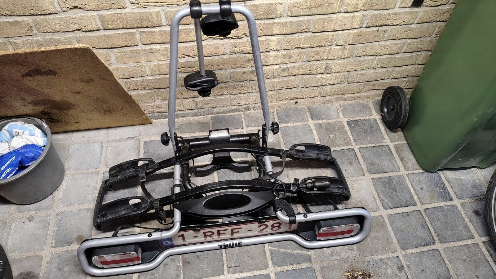 Porte-vélos, attelage, 2 vélos, Autos : Divers, Porte-vélos, Support d'attelage, Comme neuf, Enlèvement, 2 vélos