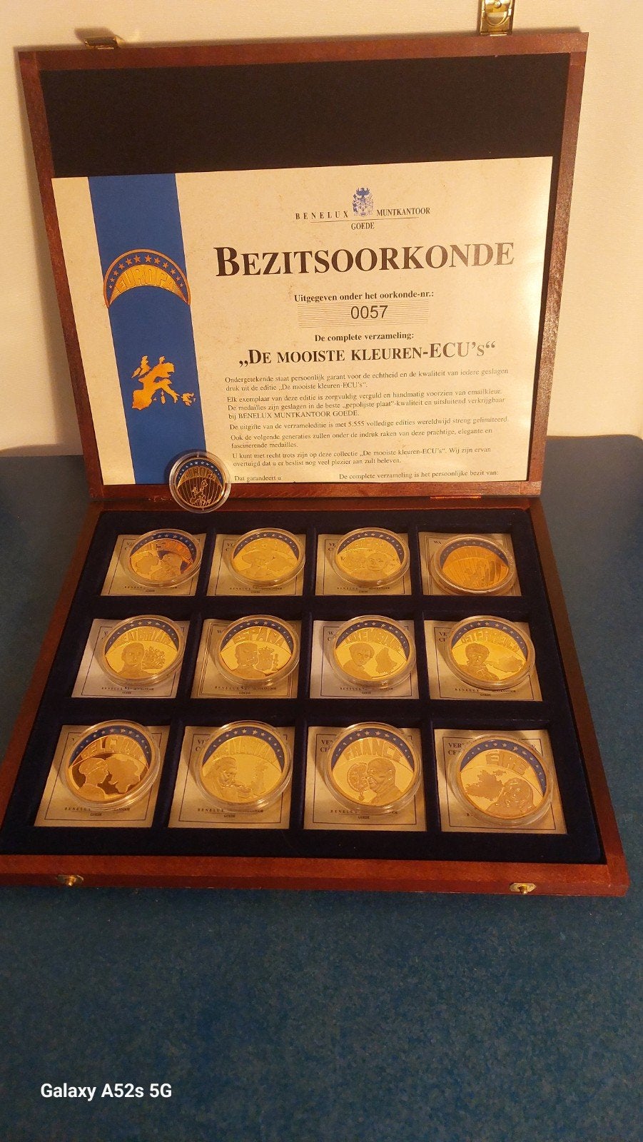 De mooiste kleuren-ECU's., Postzegels en Munten, Munten en Bankbiljetten | Toebehoren, Verzamelmap, Ophalen of Verzenden