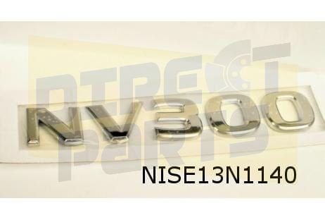 Nissan NV300 embleem tekst ''NV300'' achterzijde Origineel!, -, Verzenden, -, Nieuw