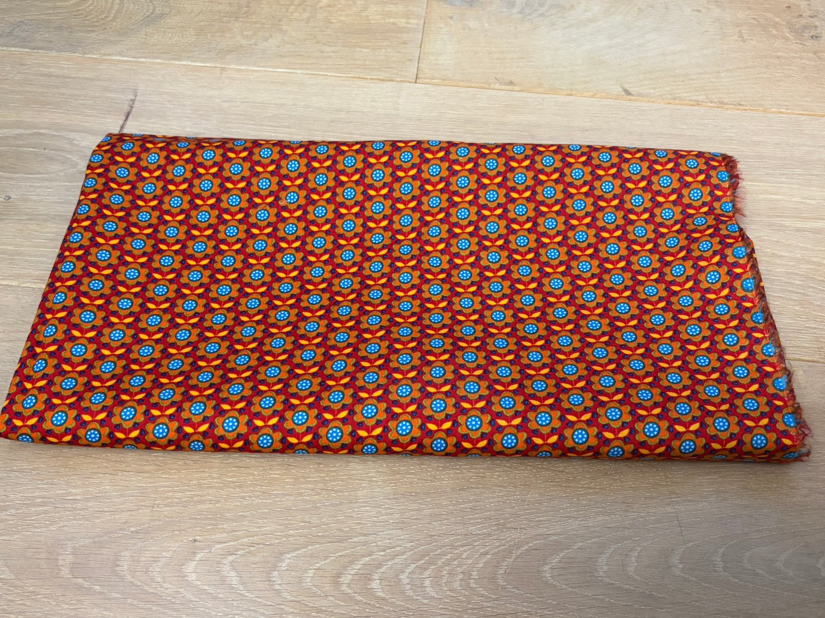 Stof - Katoen - 140 cm x 50 cm, 120 cm of meer, Ophalen of Verzenden, Zo goed als nieuw, Katoen