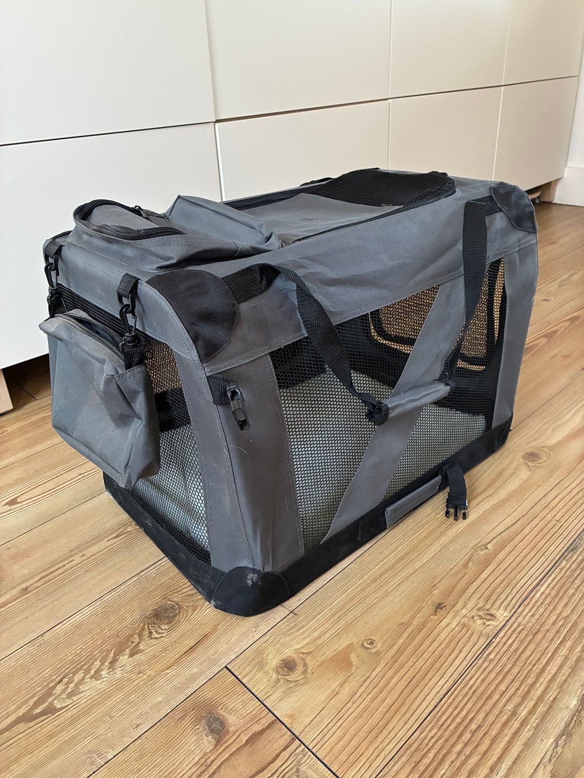 Cage de transport pour chien (pliable), Enlèvement, Utilisé