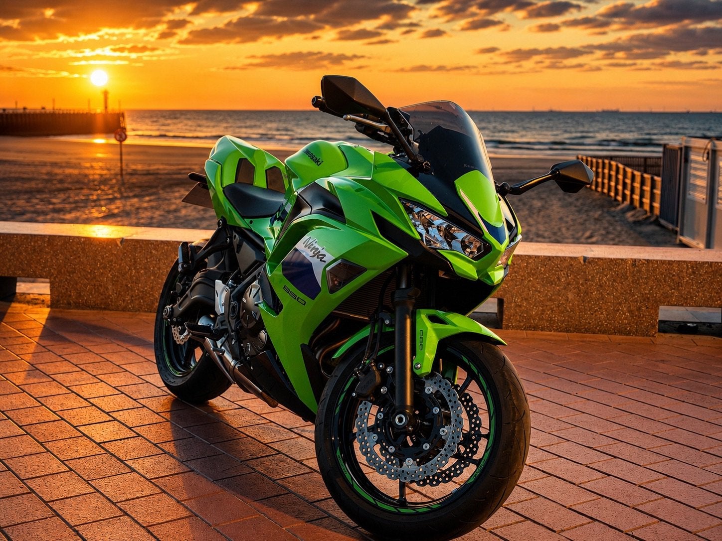 Kawasaki ninja 650. 3500km 2026 3 maand oud., Motoren, Particulier, Nieuw, Sport