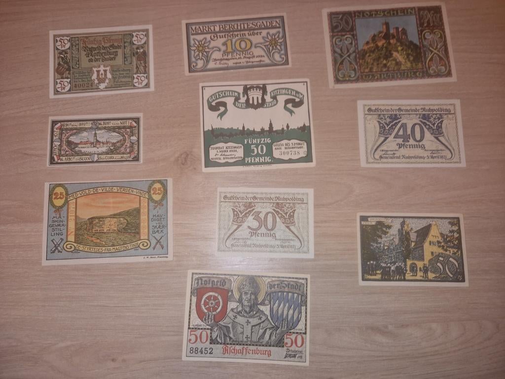 Lot noodgeld duitsland 7, Ophalen of Verzenden, Duitsland
