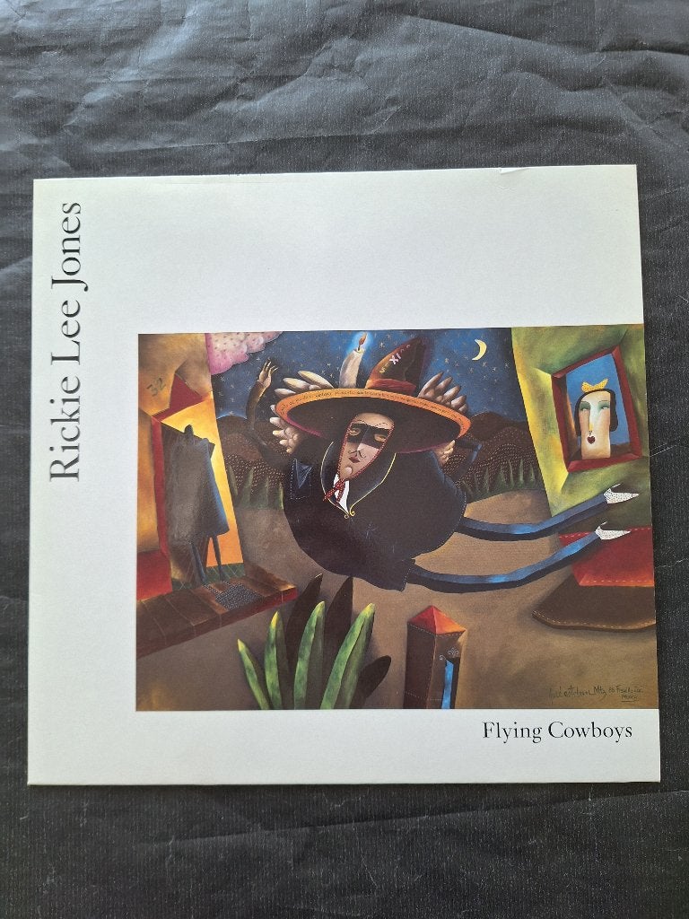 RICKIE LEE JONES "Flying Cowboys" LP (1989) Topstaat!, LP, Blues Rock, Ophalen of Verzenden, Zo goed als nieuw