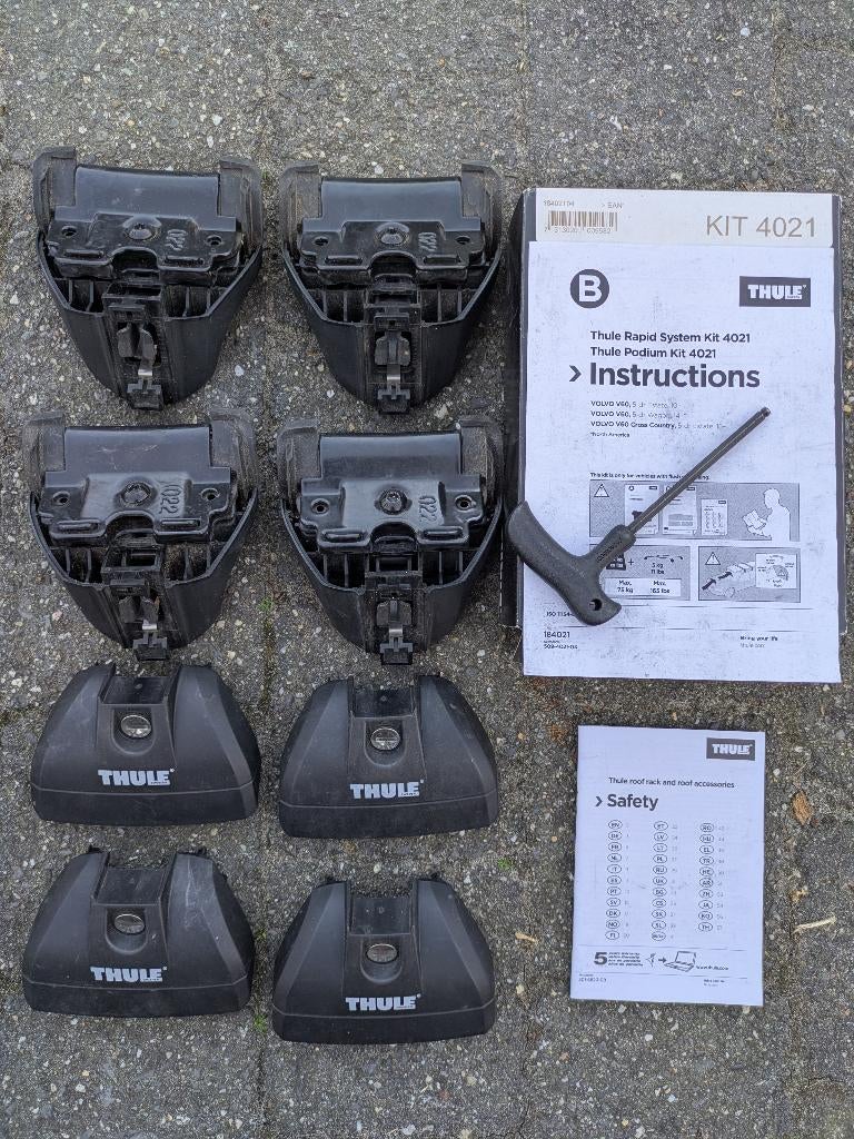 THULE Rapid System 753 + THULE 4021, Enlèvement ou Envoi, Comme neuf