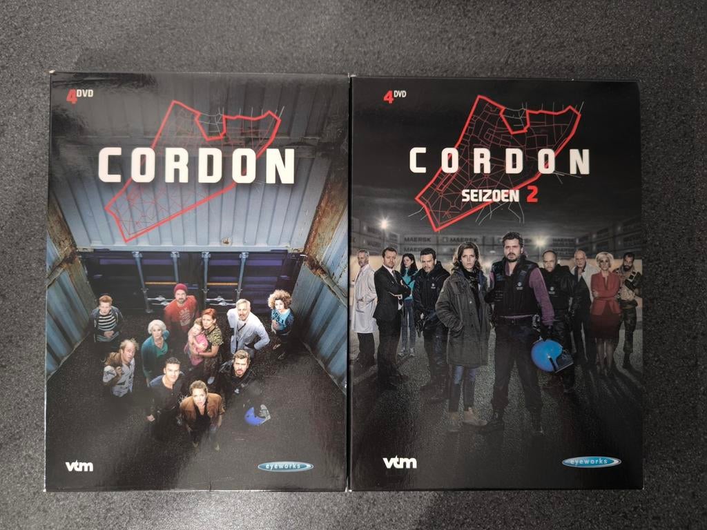 Nieuwe volledige dvd collectie van Cordon seizoen 1 en 2, Enlèvement ou Envoi