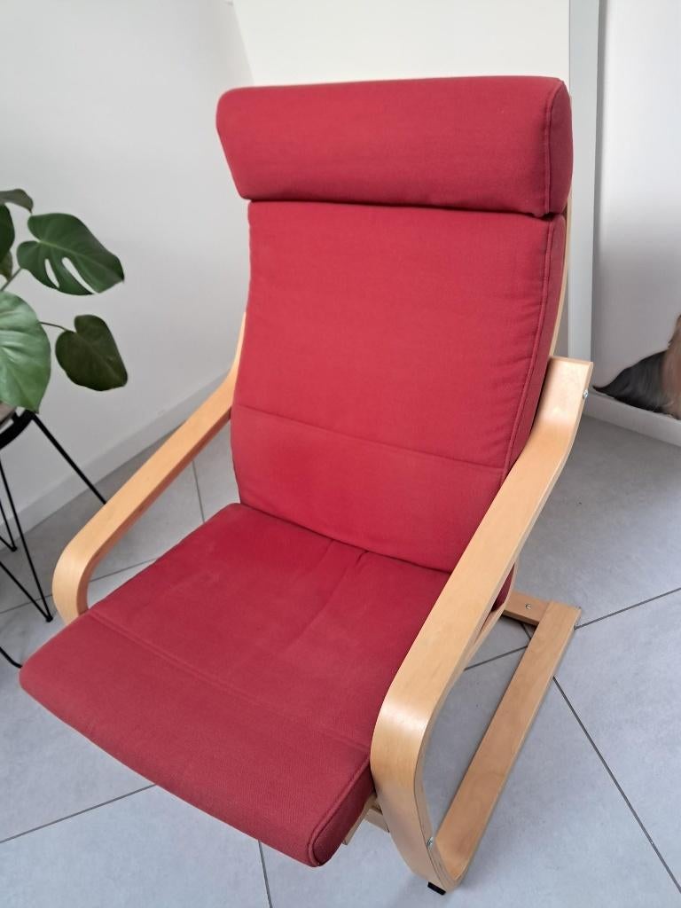 Zetel Poang IKEA, Ophalen, Zo goed als nieuw, Hout