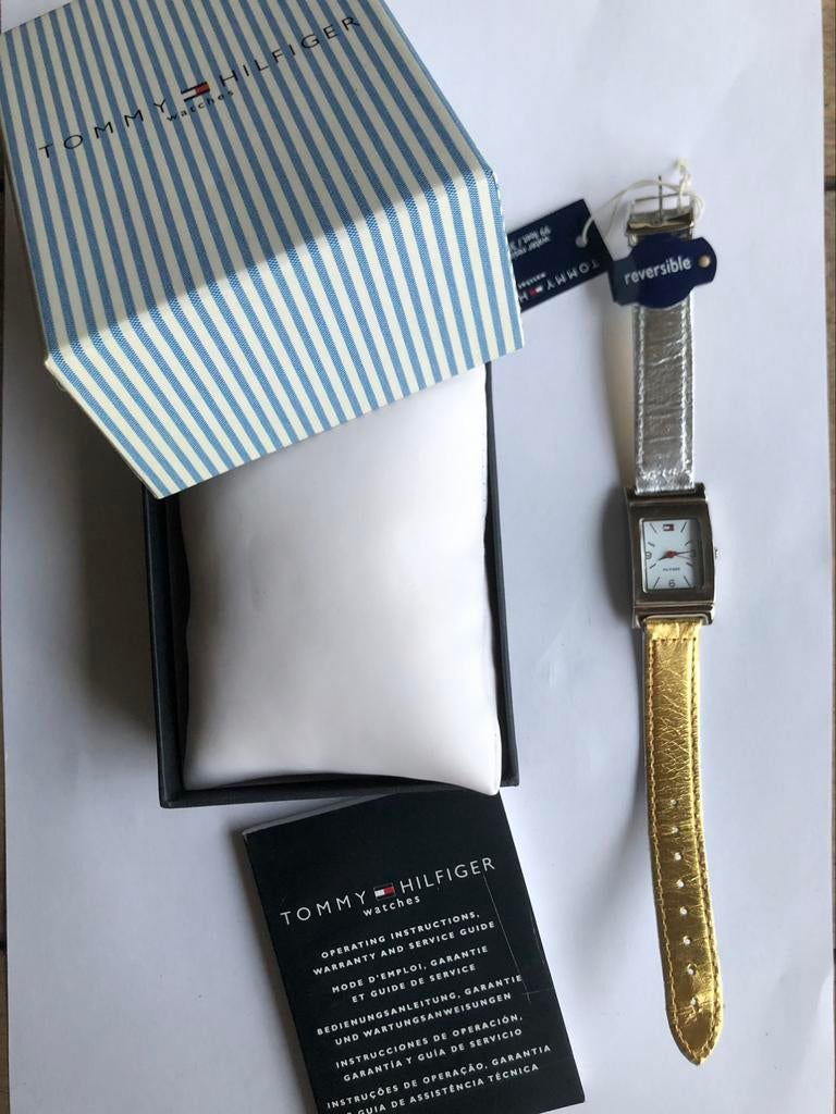 Tommy Hilfiger dames, Handtassen en Accessoires, Horloges | Dames, Ophalen, Nieuw, Polshorloge, Leer