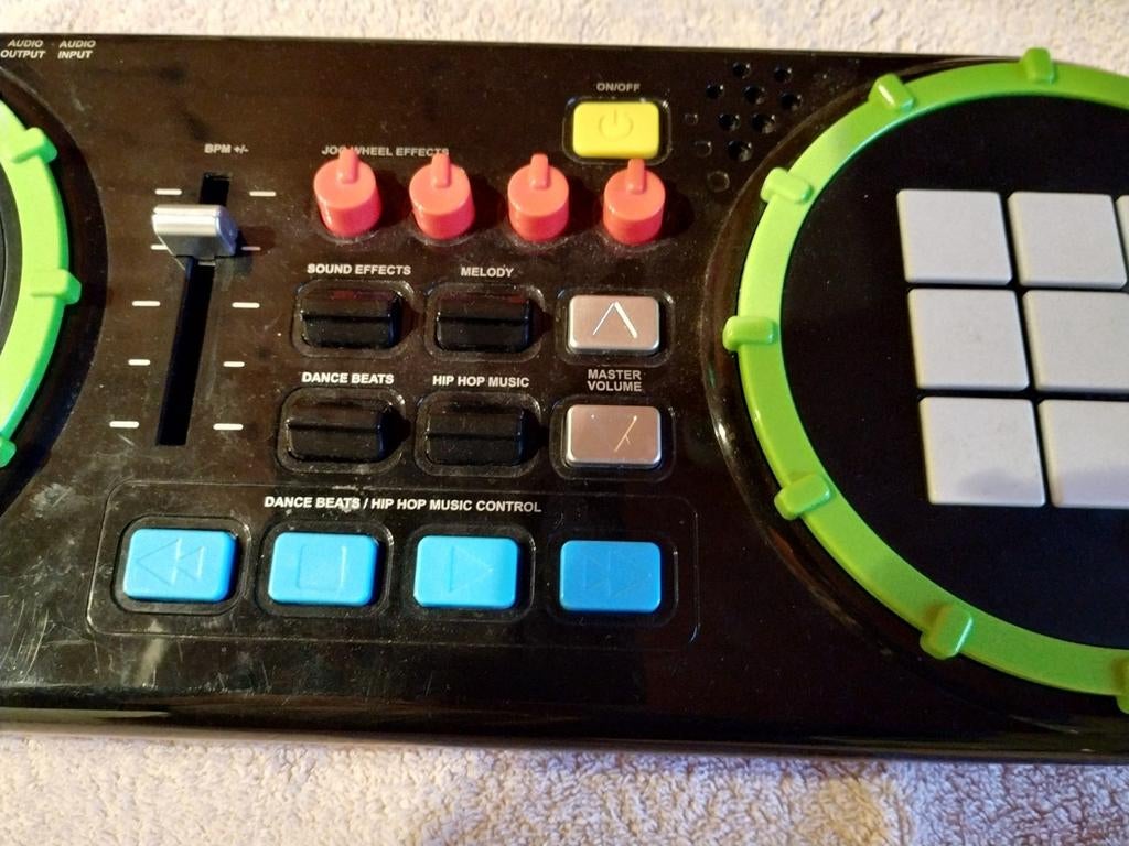 Dj mixer set kinderen mengpaneel, Ophalen of Verzenden, Gebruikt