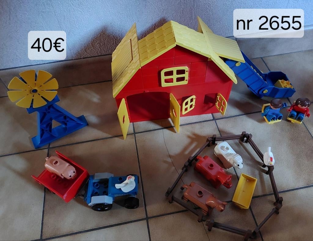 Lego duplo Speelboerderij set nr 2655 uit 1995 (vintage), Ophalen of Verzenden, Zo goed als nieuw, Duplo