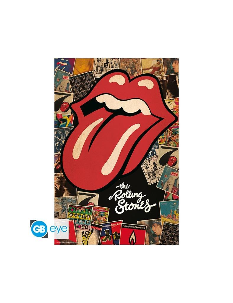 The Rolling Stones - Poster Maxi (91.5x61cm) - Collage, Verzenden, Deurposter of groter, Vierkant, Nieuw