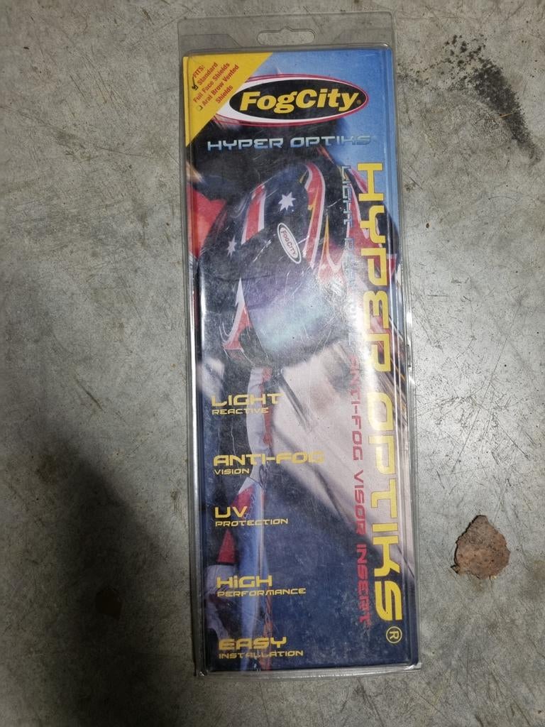 Fogcity, anti buée filtre uv pour visière casque intégral, Motos