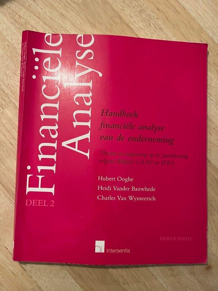 Handboek financiële analyse van de onderneming, Boeken, Ophalen, Gelezen