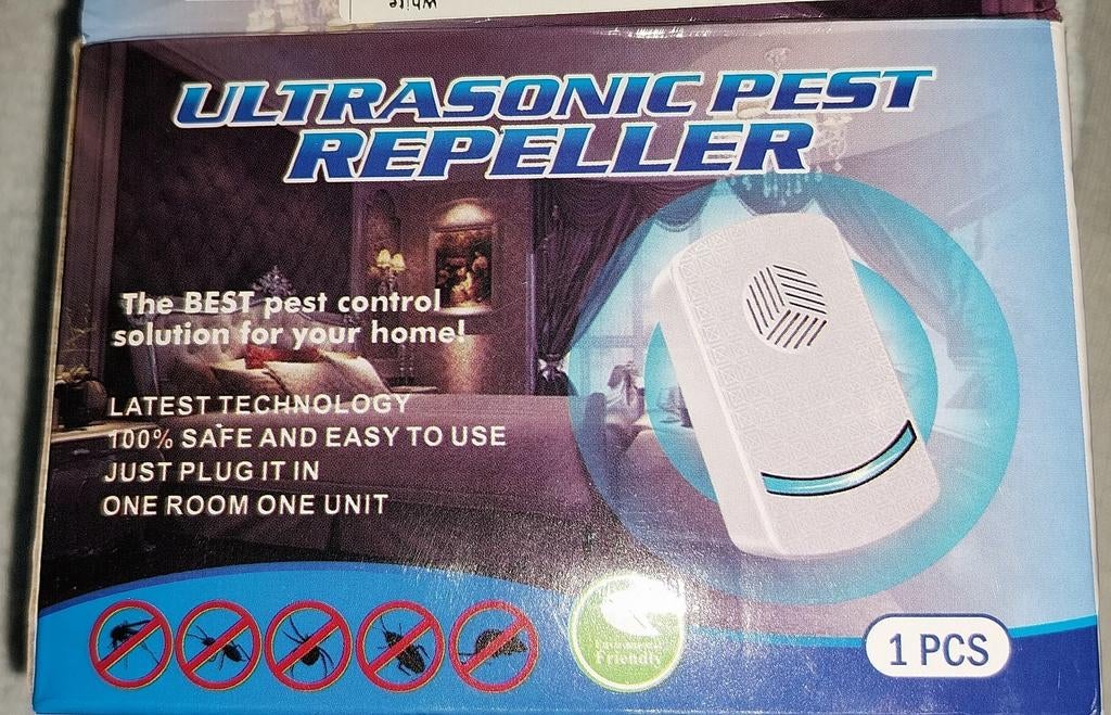 Ultra son pour faire fuire insectes,rat,souris! neuf, Neuf