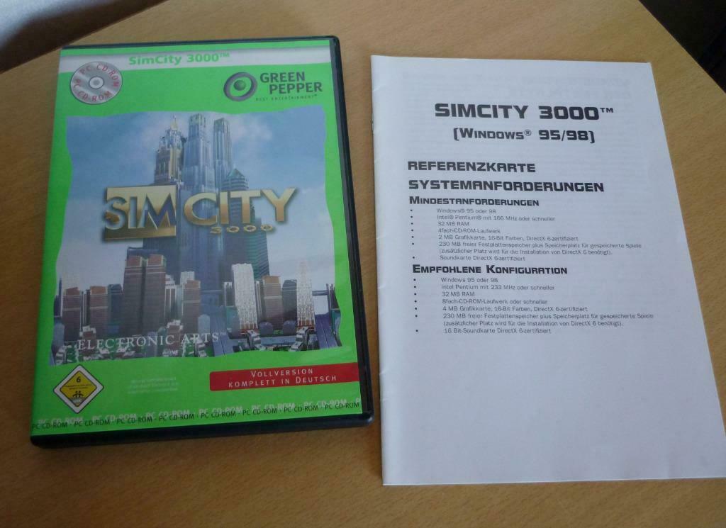 PC CD-ROM game spiel spel Simcity 3000, Enlèvement ou Envoi