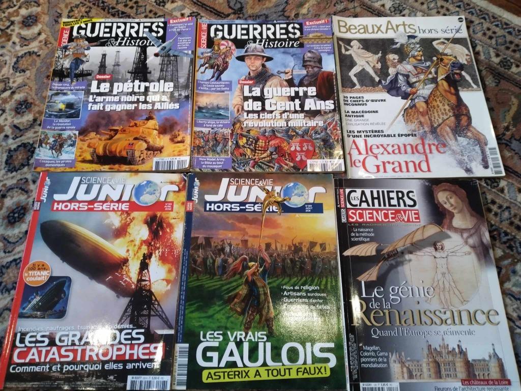 Magazines guerres et histoires, Livres, Enlèvement ou Envoi, Ne s'applique pas, Utilisé