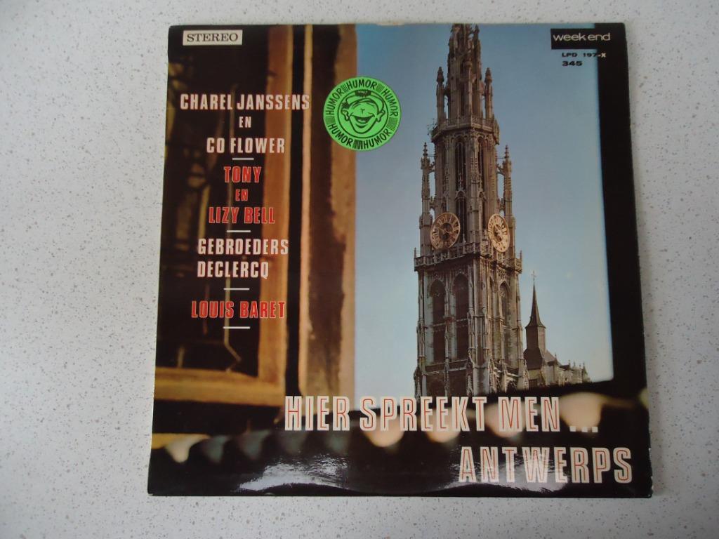 LP  "Hier Spreekt Men Antwerps" Bonte Avond Praat anno 1966., Cd's en Dvd's, Ophalen of Verzenden, Gebruikt, 12 inch, Overige genres