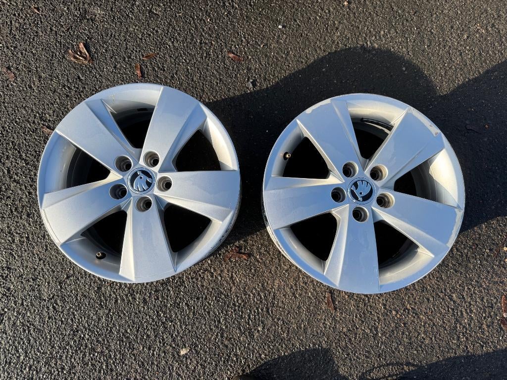 Jante alu Skoda Fabia 15 pouces, Enlèvement, Utilisé, Skoda