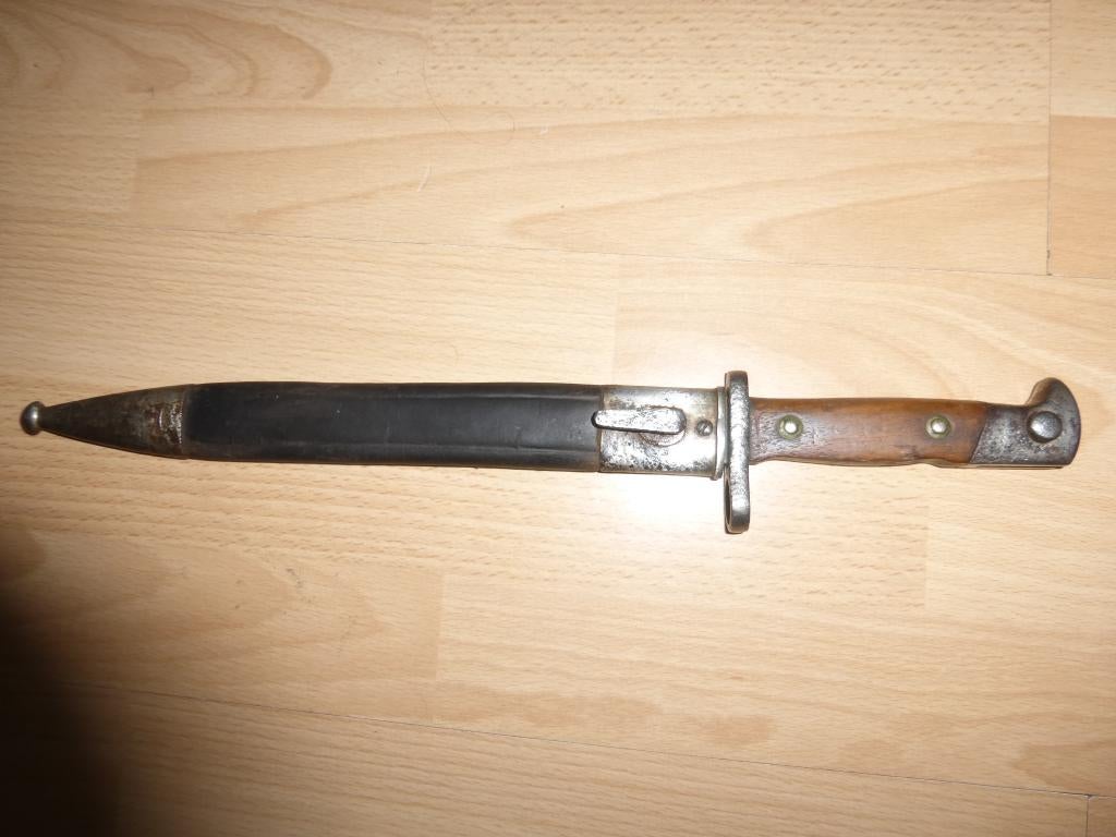 Duitse bajonet Mauser 1871-84 ww1, Verzamelen, Militaria | Algemeen, Verzenden, Landmacht, Mes of Dolk