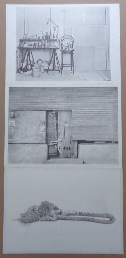 ROGER WITTEVRONGEL / LOT VAN 3 STUKS / ZW-W LITHO / 32x45cm, Ophalen of Verzenden