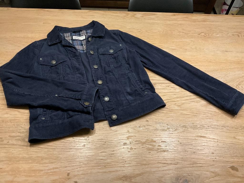 Jas ribfluweel maat 158, Gebruikt, Jongen of Meisje, Ophalen of Verzenden, Esprit