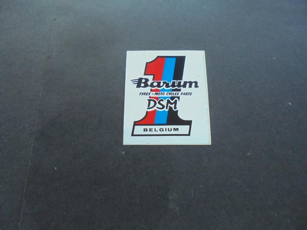 Sticker : Moto Barum DSM, Envoi, Neuf, Voiture ou Moto
