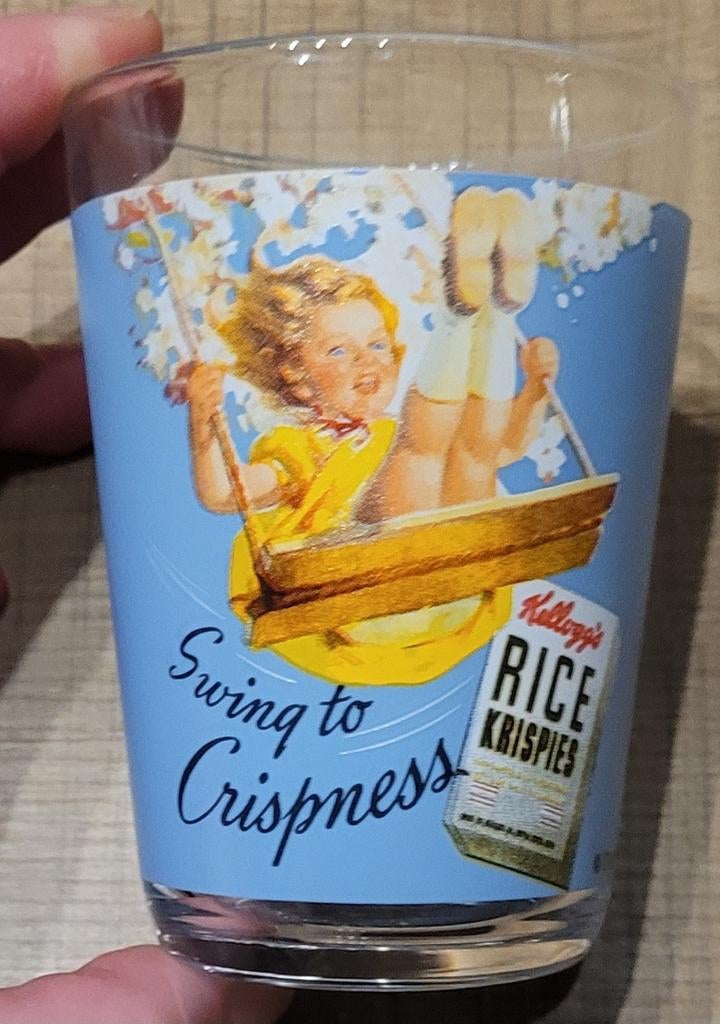 Kellogg's Rice Krispies - glaasje, Verzamelen, Ophalen of Verzenden, Zo goed als nieuw, Gebruiksvoorwerp