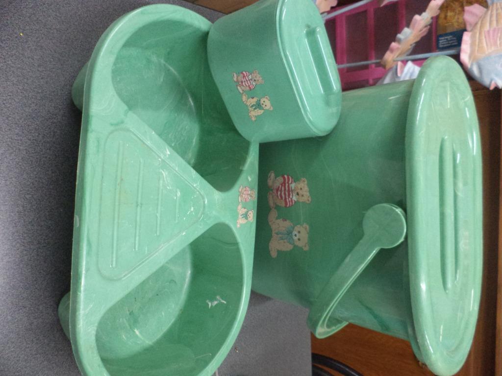 seau à couches, cuvette et lavabo BEBE JOU, Enlèvement ou Envoi, Comme neuf, Poubelle à couches, Bébé-jou