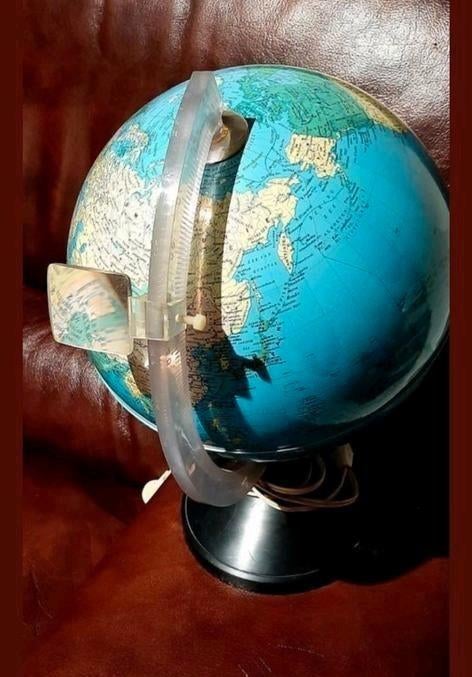 Vintage Wereldbol Rico Florence,26 cm diameter, Huis en Inrichting, Ophalen of Verzenden, Zo goed als nieuw