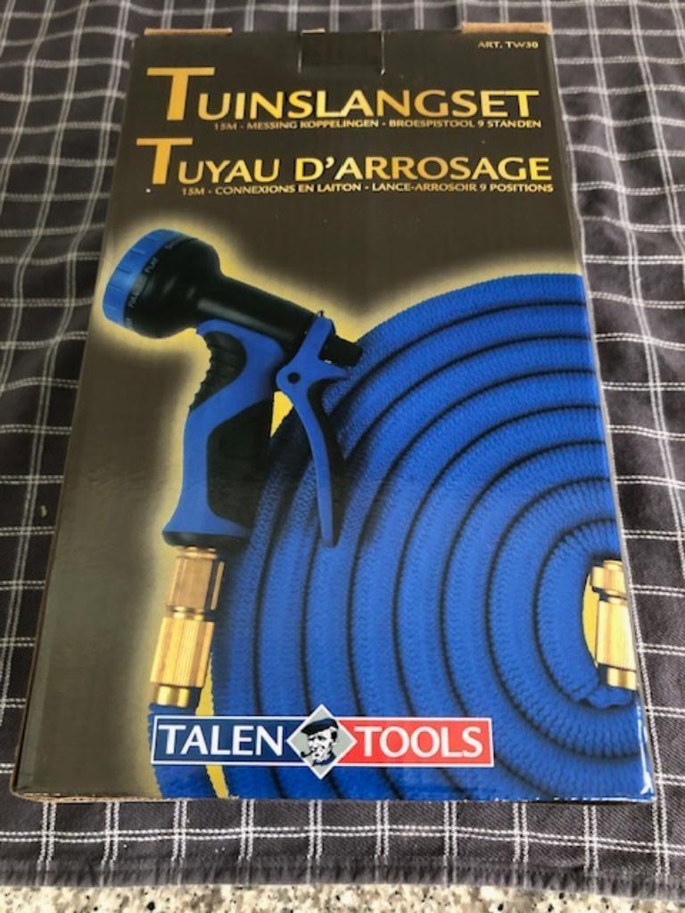 NOUVEAU tuyau de croissance Talen Tools avec raccords en lai, Enlèvement, Neuf, Tuyau d'arrosage