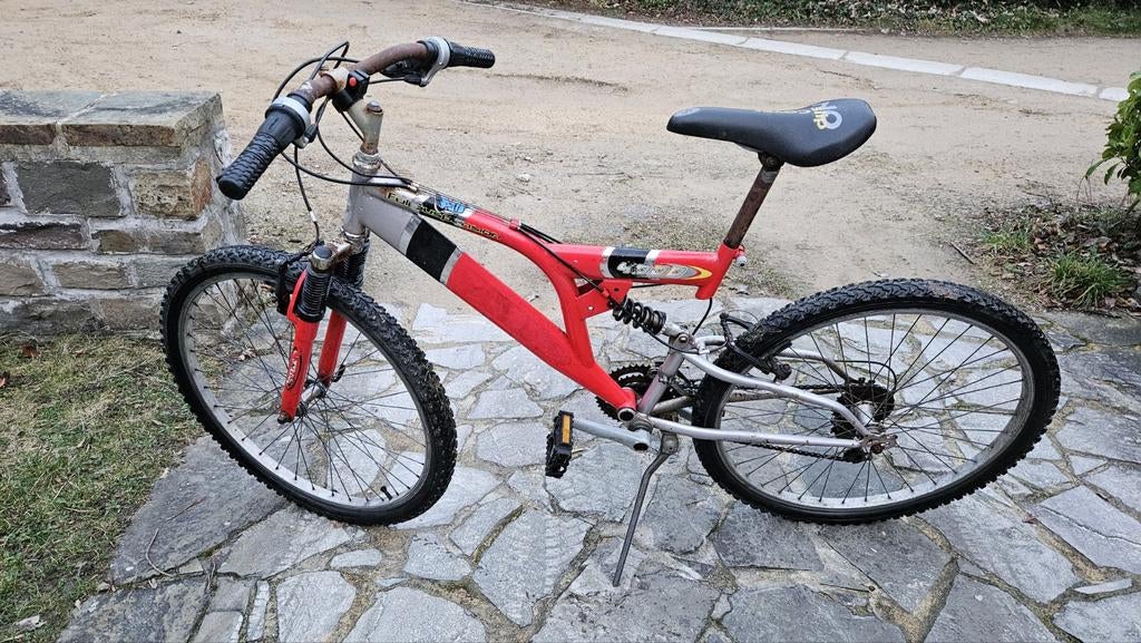 Volledig functionele mountainbike met dubbele vering, Fietsen en Brommers, Gebruikt, Fully, 49 tot 53 cm, Ophalen
