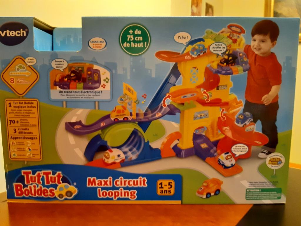 Jouet Tut Tut Bolide Maxi circuit looping Vtech, Enlèvement ou Envoi, Comme neuf