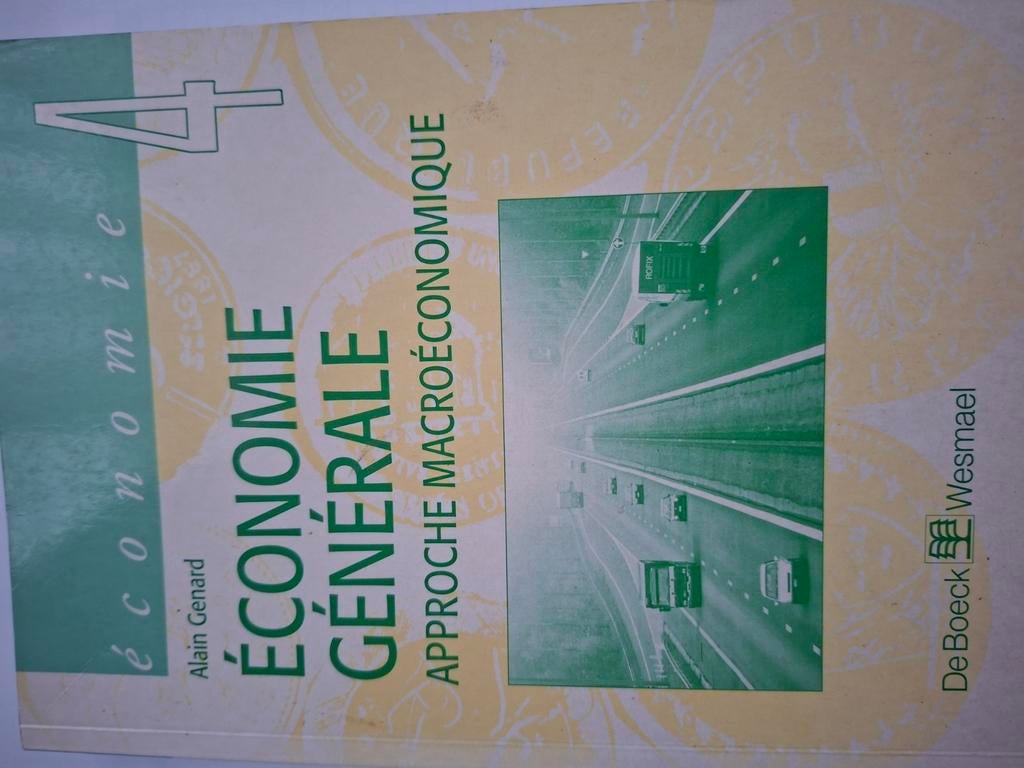 Économie générale pour cours de 4ème secondaire, Enlèvement ou Envoi, Comme neuf