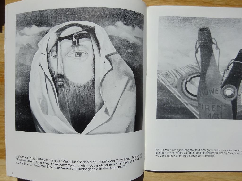 HAM 1982, Cyr Frimout, monografische brochure, Ophalen of Verzenden, Zo goed als nieuw, Schilder- en Tekenkunst