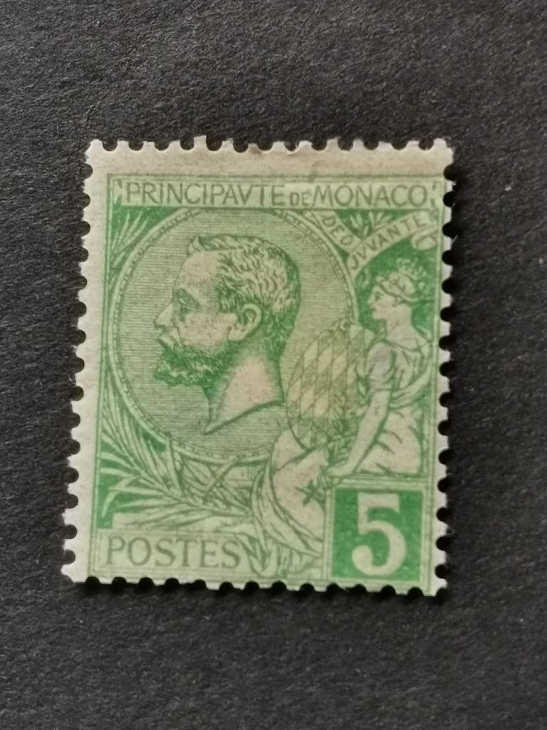 Monaco 1891 - Prince Albert Ier *, Enlèvement ou Envoi, Monaco, Non oblitéré