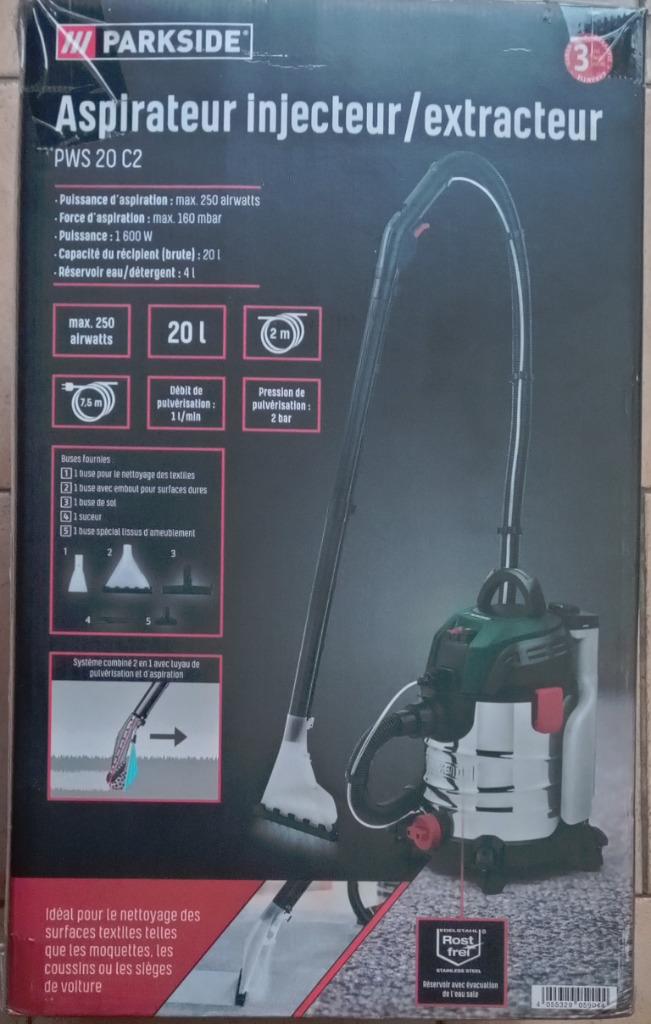 Accessoires d'aspirateur injecteur extracteur Parkside Lidl, Doe-het-zelf en Bouw, Reinigingsmachines, Ophalen, Nieuw, Waterstofzuiger