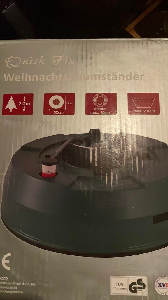 Quick Fix kerstboomstandaard – met waterreservoir, Enlèvement, Comme neuf