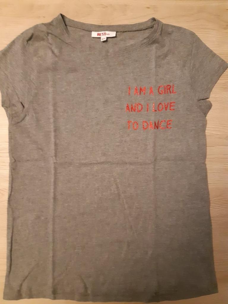 3 T-shirts en 1 sweatshirt maat 14 jaar, Overige typen, Meisje, JBC, Ophalen of Verzenden