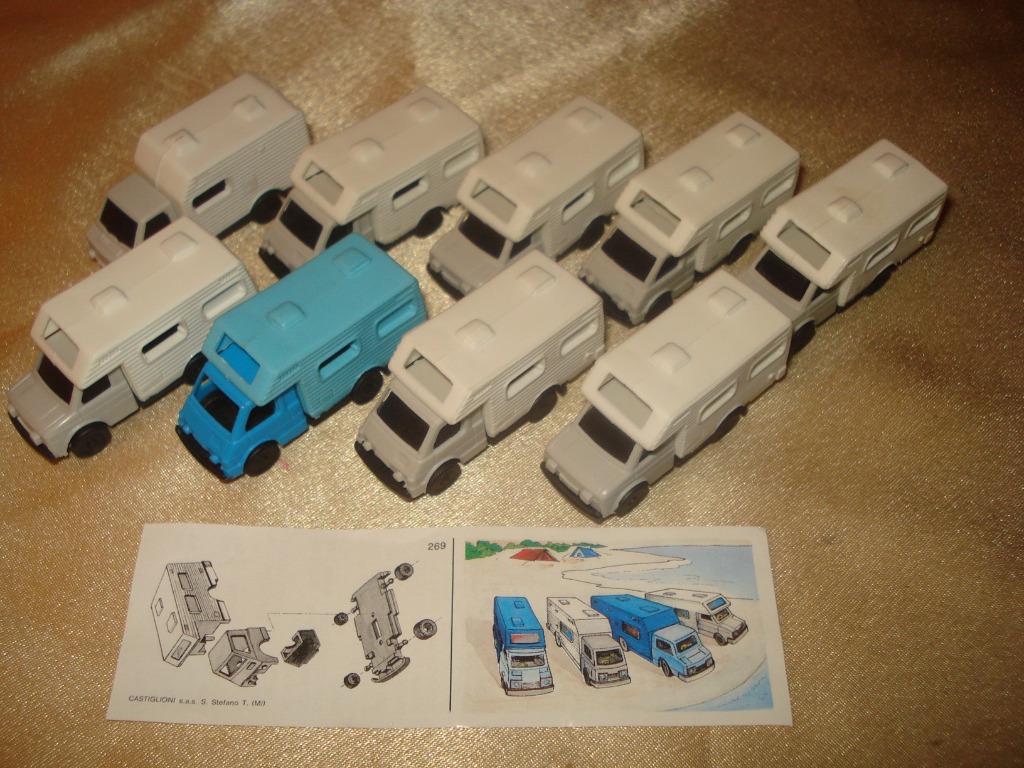 KINDER Ancienne Série de 9 Mobil-Homes 1990 Ferrero, Enlèvement ou Envoi, Comme neuf, Autres types