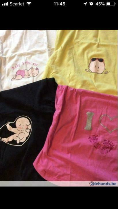Zwangerschapskledij t-shirts, Kleding | Dames, Ophalen of Verzenden, Gedragen
