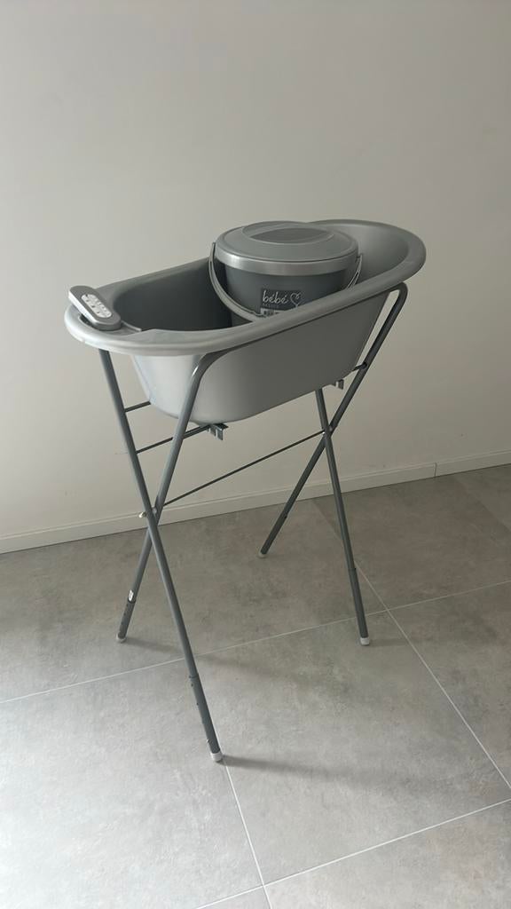 Bébé jou bad set grijs unisex, Kinderen en Baby's, Badjes en Verzorging, Ophalen, Zo goed als nieuw