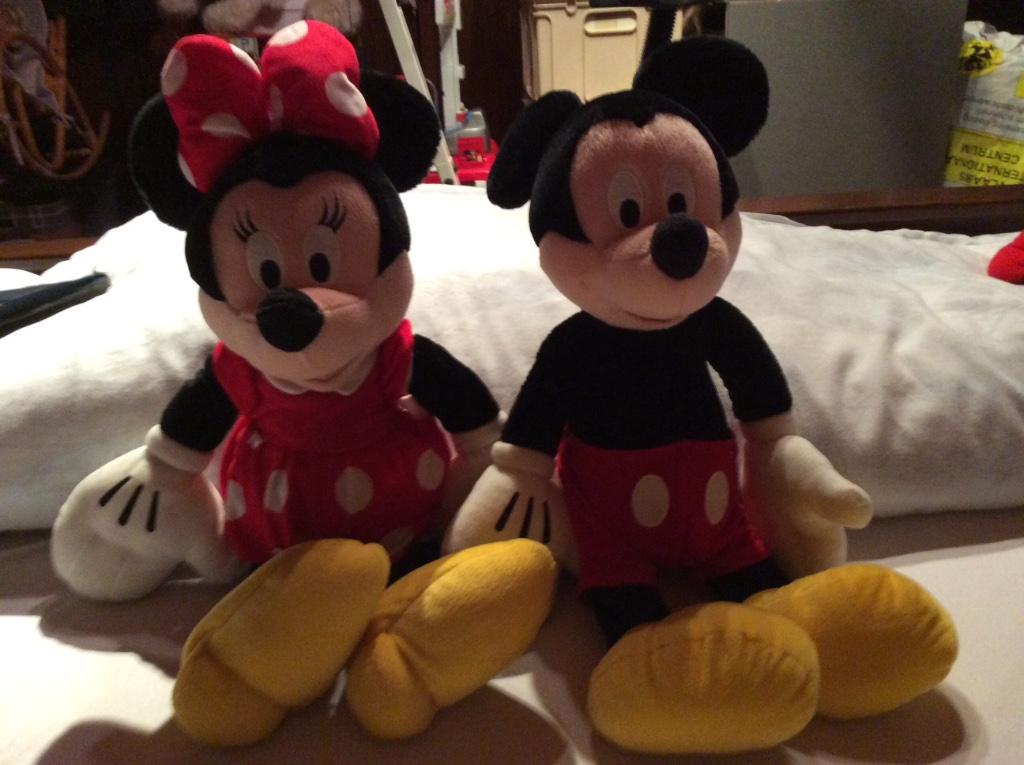 Mickey en Minnie mouse, Ophalen, Mickey Mouse, Nieuw, Knuffel
