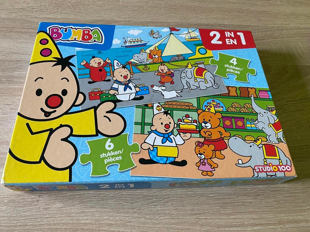 Bumba puzzel 2 in 1 (4 en 6 stukken), Kinderen en Baby's, Ophalen, Zo goed als nieuw