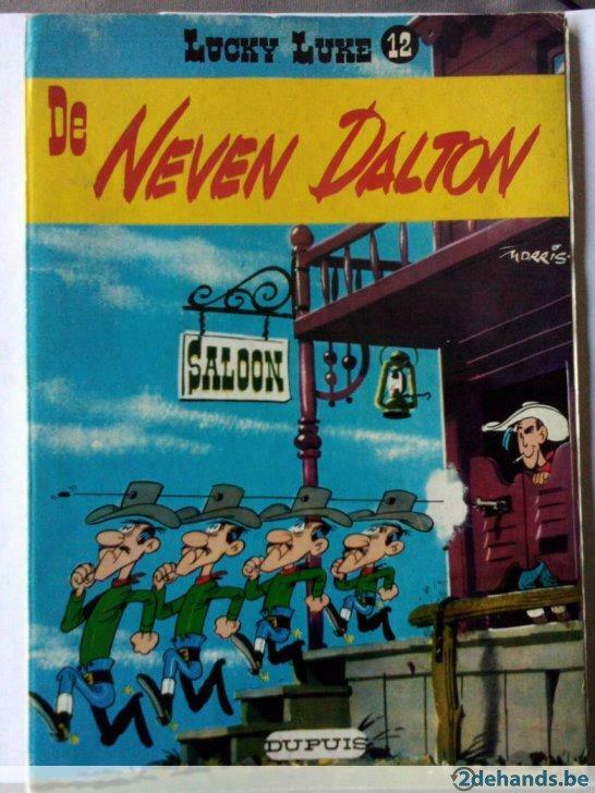 Lucky Luke. Strip. De neven Dalton, Gelezen, Eén stripboek, Ophalen of Verzenden, Dupuis