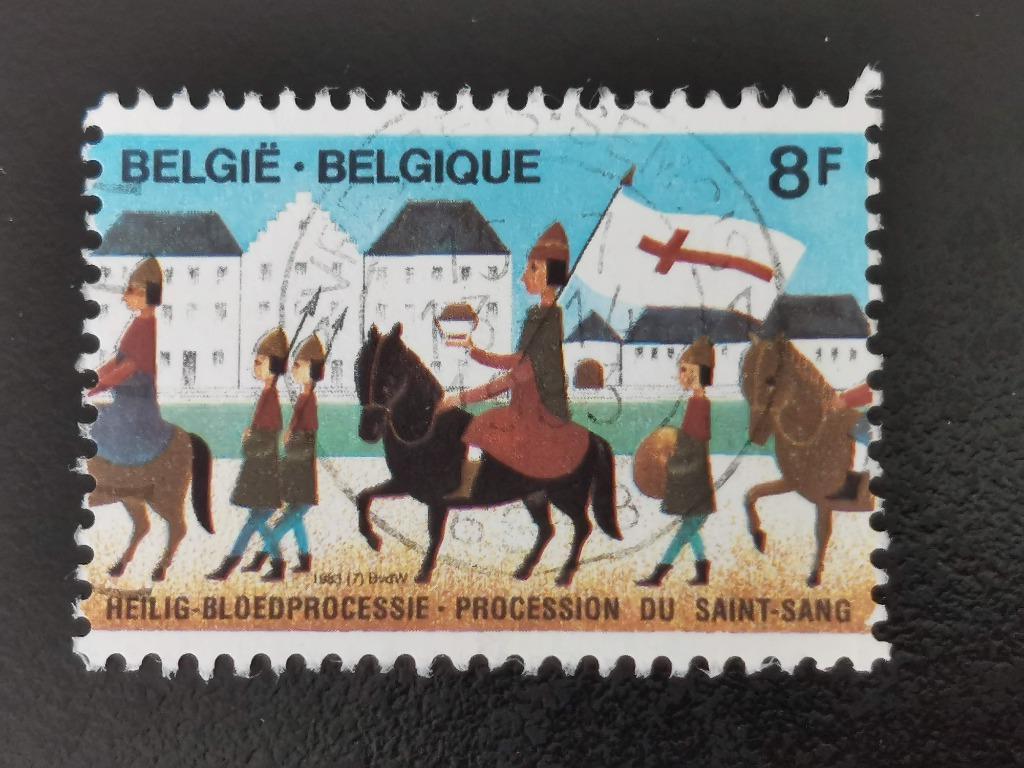 Belgie 1983 - Heilige Bloedprocessie in Brugge, Ophalen of Verzenden, Gestempeld