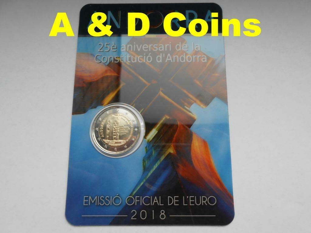 Andorra 2 euro cc 2018, Ophalen of Verzenden, 2 euro, Losse munt