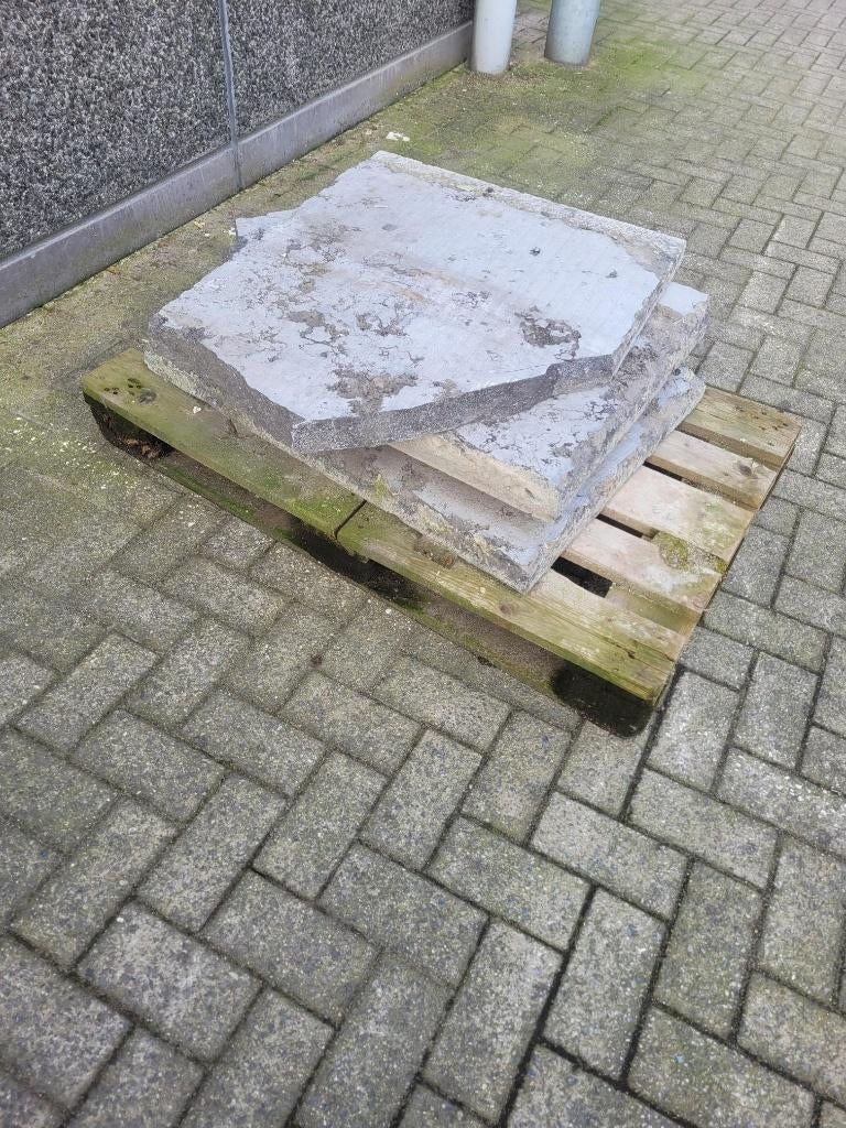 blauwe hardsteen plint, Doe-het-zelf en Bouw, Ophalen, Gebruikt, Hardsteen, Minder dan 100 cm