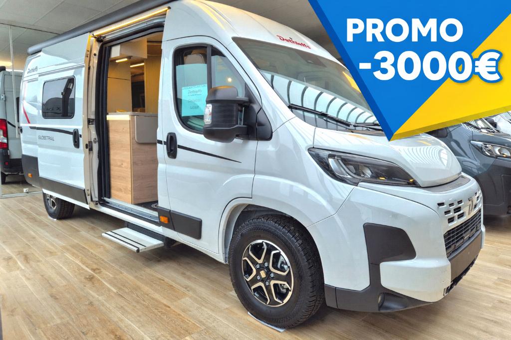 Dethleffs Globetrail 640 ER, Caravans en Kamperen, Mobilhomes, Automaat, Buscamper of Camperbus, Ringverwarming, Fiat