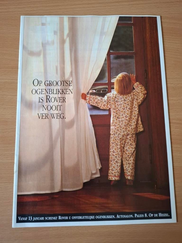 Folder Rover Autosalon 1994, Ophalen of Verzenden, Zo goed als nieuw